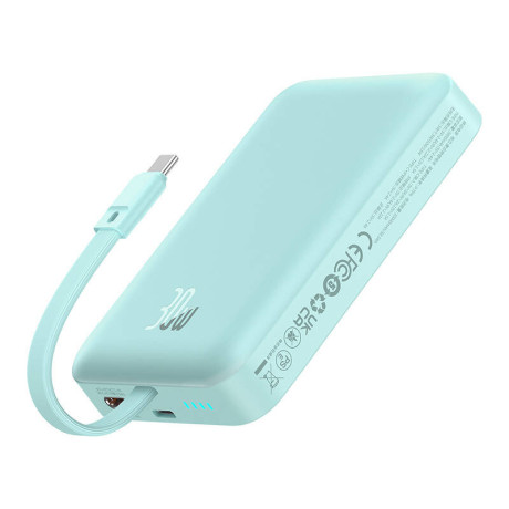 Powerbank Baseus Magnetic Mini 10000mah, usb-c 30w Magsafe (Blue)
