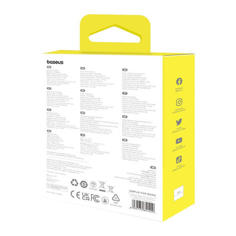 Powerbank Mini Baseus 6000 mah 20w (Blue)