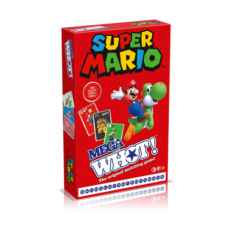 Winning Moves: Mega Whot - Super Mario English Language) (Wm04006-ml1-6)