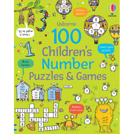 100 Children's Number Puzzles and Games