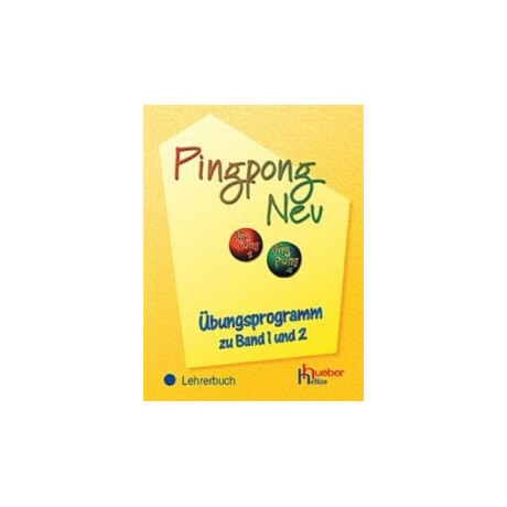 Pingpong neu 1 + 2 Uebungsprogramm Lehrerbuch