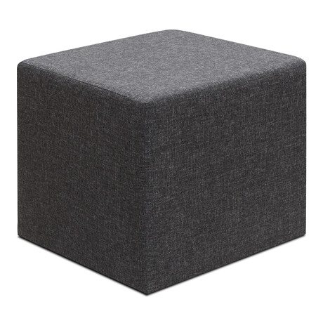 Σκαμπώ Linda Megapap Υφασμάτινο Χρώμα Ανθρακί 40x40x40εκ.