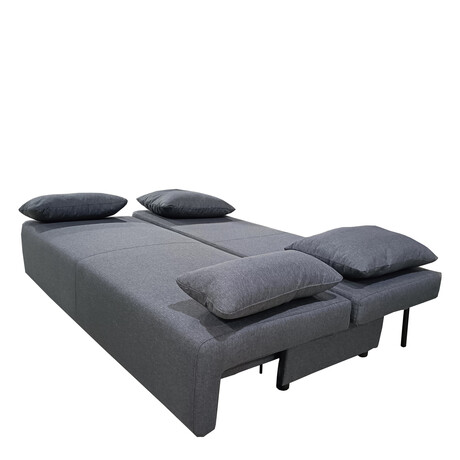Καναπές Κρεβάτι Τριθέσιος ArteLibre URBAN LOUNGE 3S Σκούρο Γκρι Ύφασμα 194x93x72cm