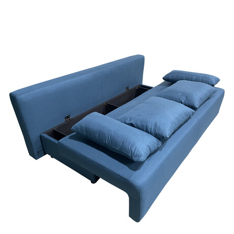 Καναπές Κρεβάτι Τριθέσιος ArteLibre URBAN LOUNGE 3S Μπλε Ύφασμα 194x93x72cm