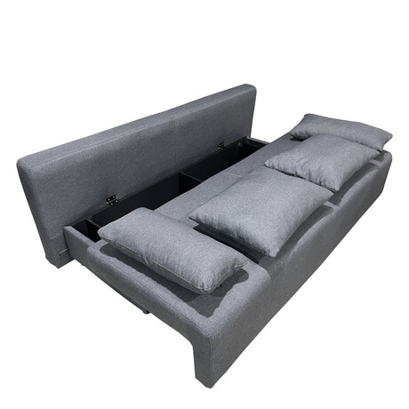 Καναπές Κρεβάτι Τριθέσιος ArteLibre URBAN LOUNGE 3S Γκρι Ύφασμα 194x93x72cm