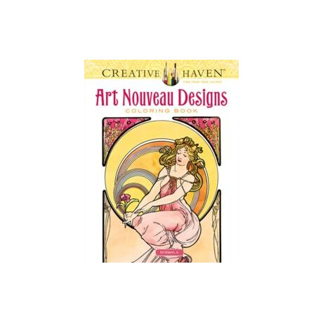 Creative Haven art Nouveau Designs Coloring Book