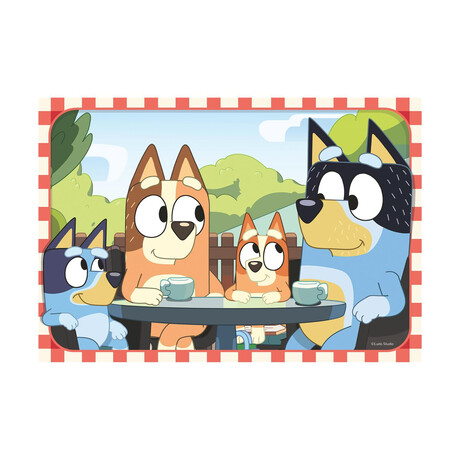 Ravensburger Puzzle: Bluey and the Heeler Family (2x12pcs) (12004111)