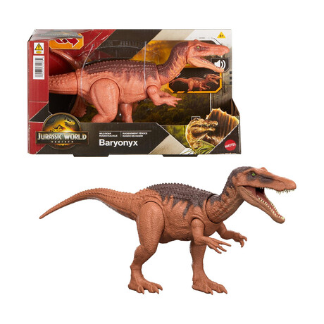 Mattel Jurassic World: Movie Line Rebirth - Jurassic World Wild Roar Baryonyx (Jgc79)