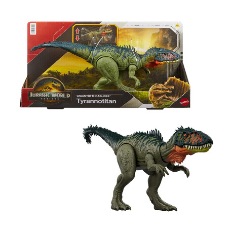 Mattel Jurassic World: Movie Line Rebirth - big Dinosaurs Jurassic World Gigantic Thrashers Dinosaur 1 (Jcl75)