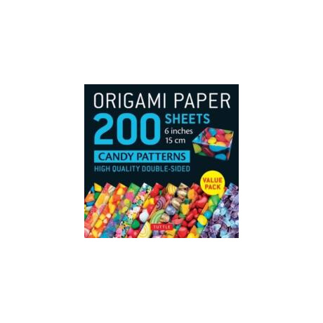 Origami Paper 200 Sheets Candy Patterns 6" (15 cm)