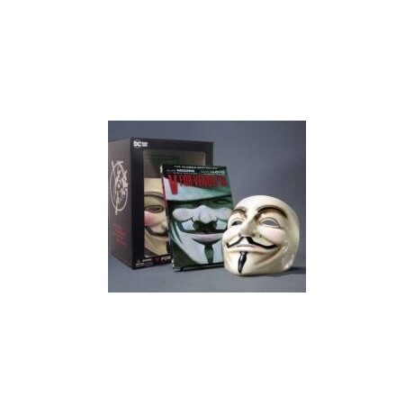 V for Vendetta Book and Mask set