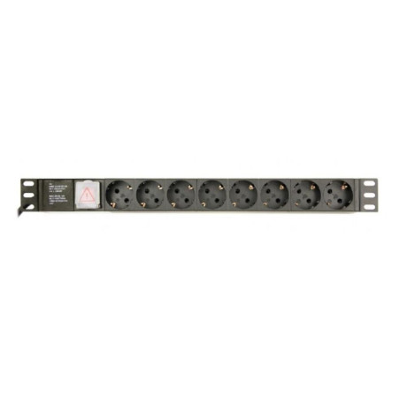 Gembird Πολύπριζο Rack 8 Schuko (eg-pdu-014-C14) (Gemeg-pdu-014-C14)