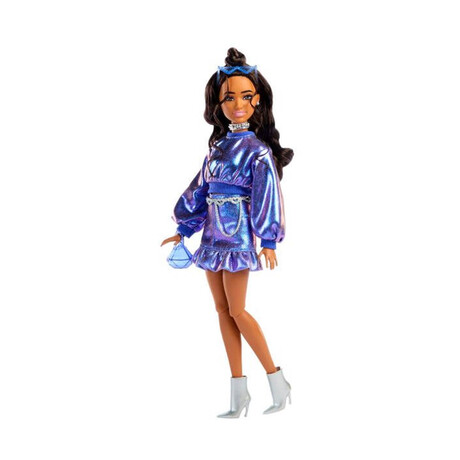 Mattel Barbie: Deluxe Style - Metallics Blue Dress (Jfp42)