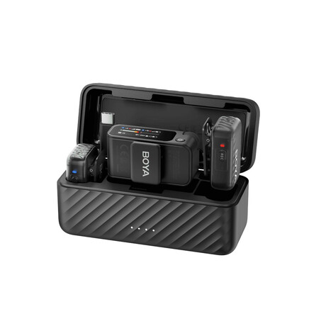 Boyamic 2-02 Wireless hd Microphone usb-c &Camera 2x rxs 32bit Float Onboard rec 300m 15h