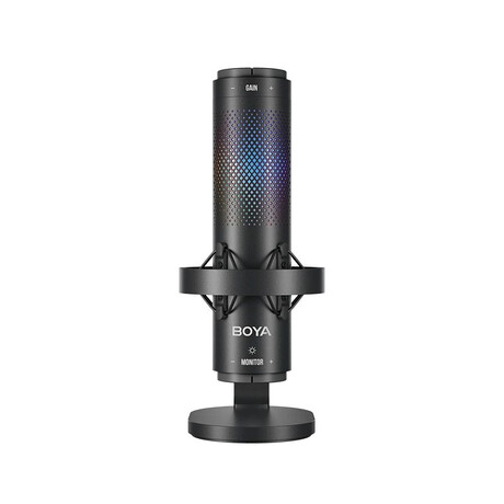Boya by-k9 usb rgb Microphone 3 Selectable Patterns w. Shockmount (9 Zones Rgb)
