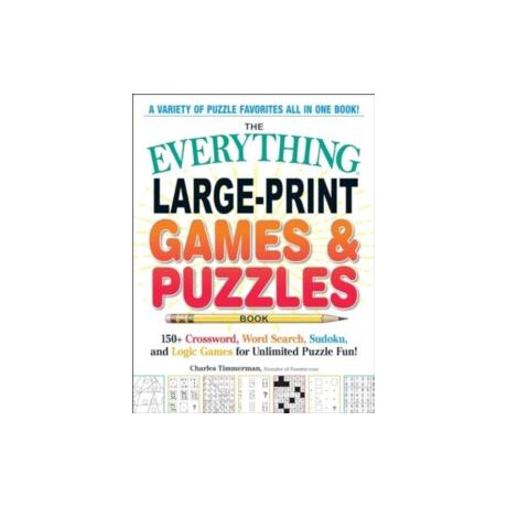 Everything Large-Print Games & Puzzles Book