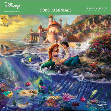 Disney Dreams Collection by Thomas Kinkade Studios: 2025 Mini Wall Calendar
