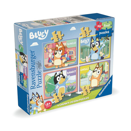 Ravensburger Puzzle: Bluey my First Puzzles (2/3/4/5) (12004105)