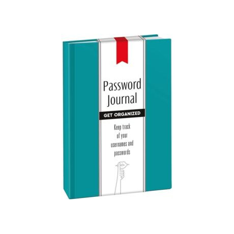 Password Journal: Caribbean Blue
