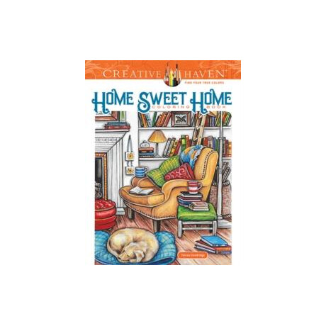 Creative Haven Home Sweet Home Coloring Book