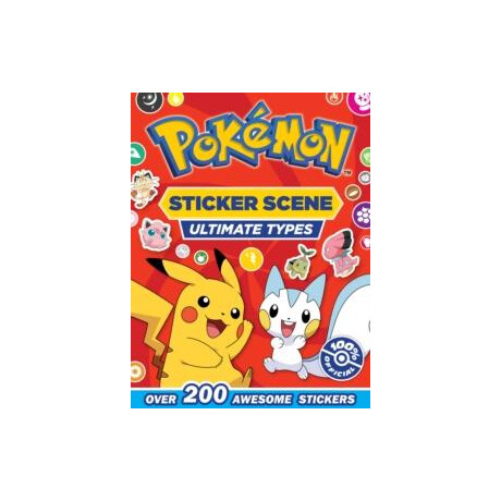 Pokemon Ultimate Types Sticker Scene