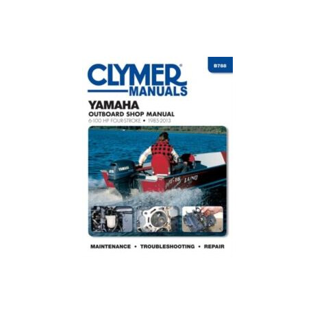 Yamaha 6-100 hp Clymer Outboard Motor Repair Manual