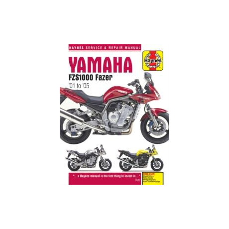 Yamaha Fzs1000 Fazer (01 - 05) Haynes Repair Manual