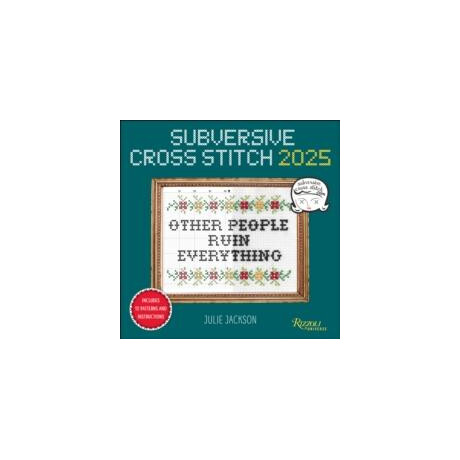 Subversive Cross Stitch 2025 Wall Calendar