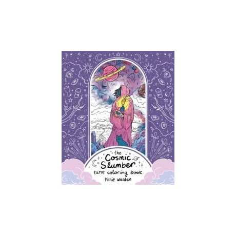 Cosmic Slumber Tarot Coloring Book