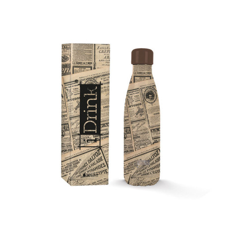 Παγουρι i Drink Id0451 Therm Bottle 500ml old Newspaper