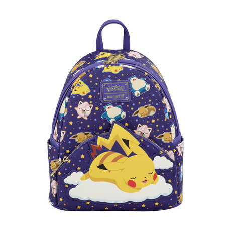 Loungefly Pokemon: Sleeping Pikachu and Friends Mini Backpack (Pmbk0236)