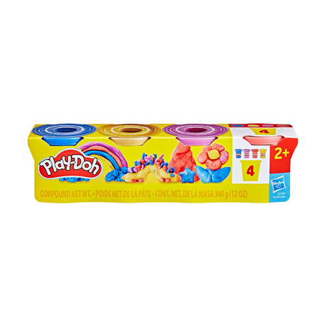 Hasbro Play-Doh®: Specialty Compound - Shimmery Metallics 4 Pack (G1737)