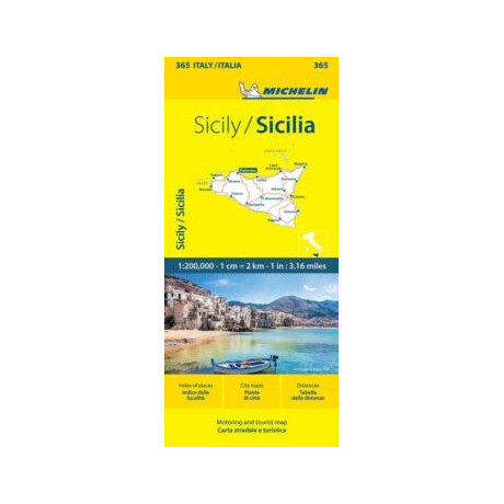 Sicily - Michelin Local map 365