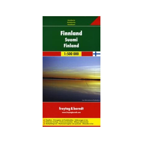 Finland Road map 1:500 000