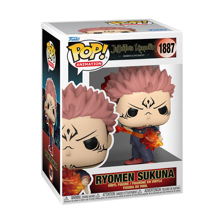Funko Pop! Animation: Jujutsu Kaisen - Ryomen Sukuna (Fire Arrow) #1887 Vinyl Figure