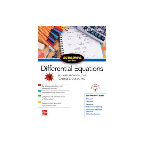 Schaum's Outline of Differential Equations, Fifth Edition