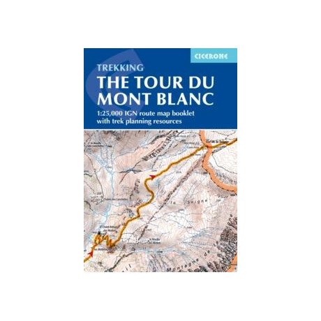 Tour du Mont Blanc map Booklet
