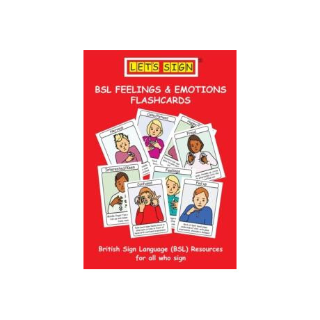 Let's Sign bsl Feelings & Emotions Flashcards