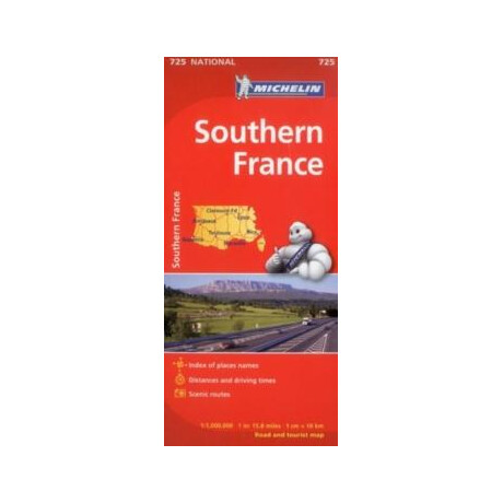 Southern France - Michelin National map 725