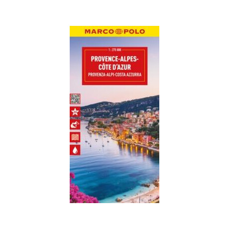 Provence, Alps, Cote D'azur Marco Polo map