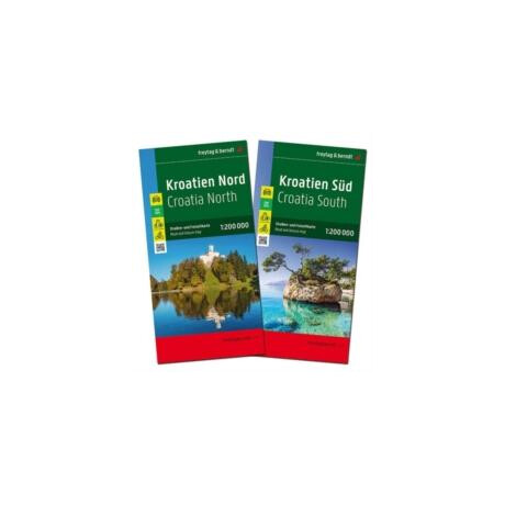 Croatia North and South map Pack
