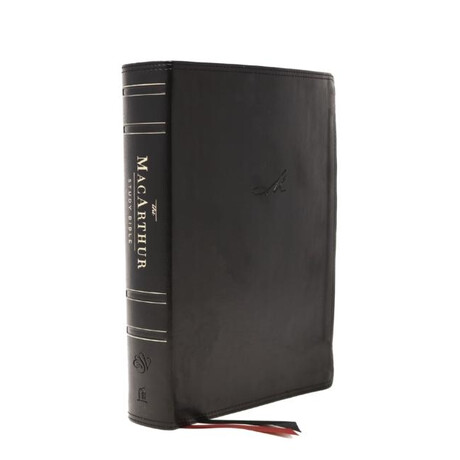 Esv, Macarthur Study Bible, 2nd Edition, Leathersoft, Black