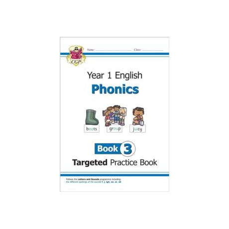 Ks1 English Year 1 Phonics Targeted Practice Book - Book 3