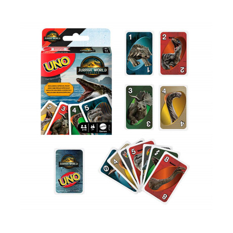Mattel Uno: Jurrasic World 4 (Jft28)