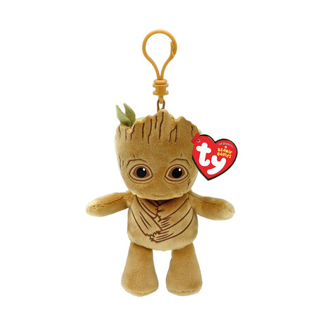 As Company: ty Χνουδωτό Beanie Babies Κλιπ Groot 8,5εκ (1607-34005)