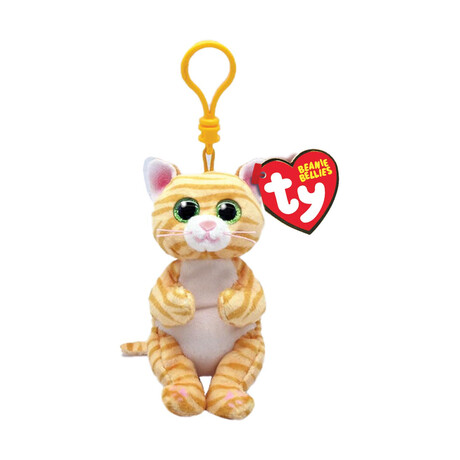 As ty Beanie Bellies: Mango the Gold Striped cat - Keychain Plush 8,5cm (1607-43112)