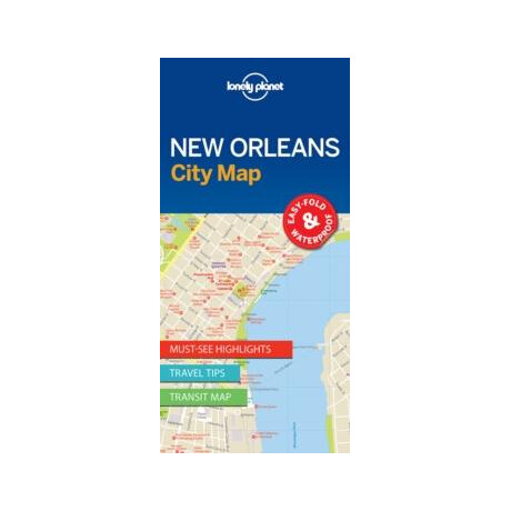 Lonely Planet new Orleans City map