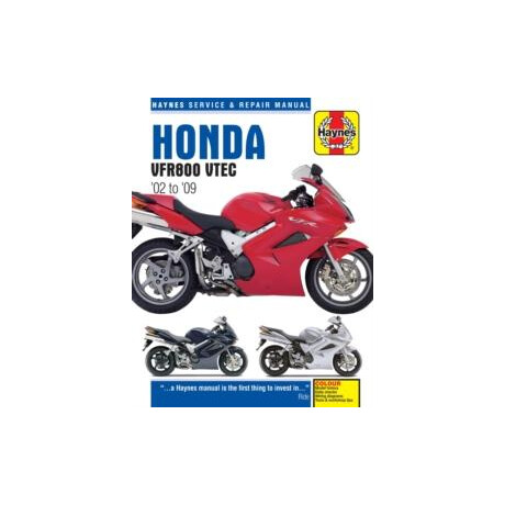 Honda vfr v-tec v-Fours (02 - 09) Haynes Repair Manual