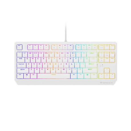 Genesis Gaming Keyboard Thor 230 tkl us rgb Mechanical Outemu Brown White hot Swap (Nkg-2080) (Gnsnkg-2080)