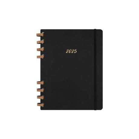 Moleskine 2025 12-Month xl Life Spiral Planner: Black Epalon